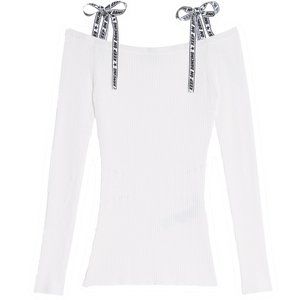 Sandro Keep on Dancing Tie Cold-Shoulder Sweater